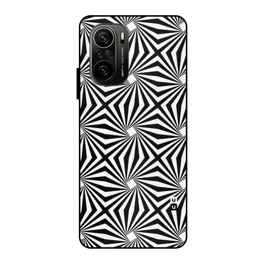 Monochromatic Swirls Metal Back Case for Mi 11x