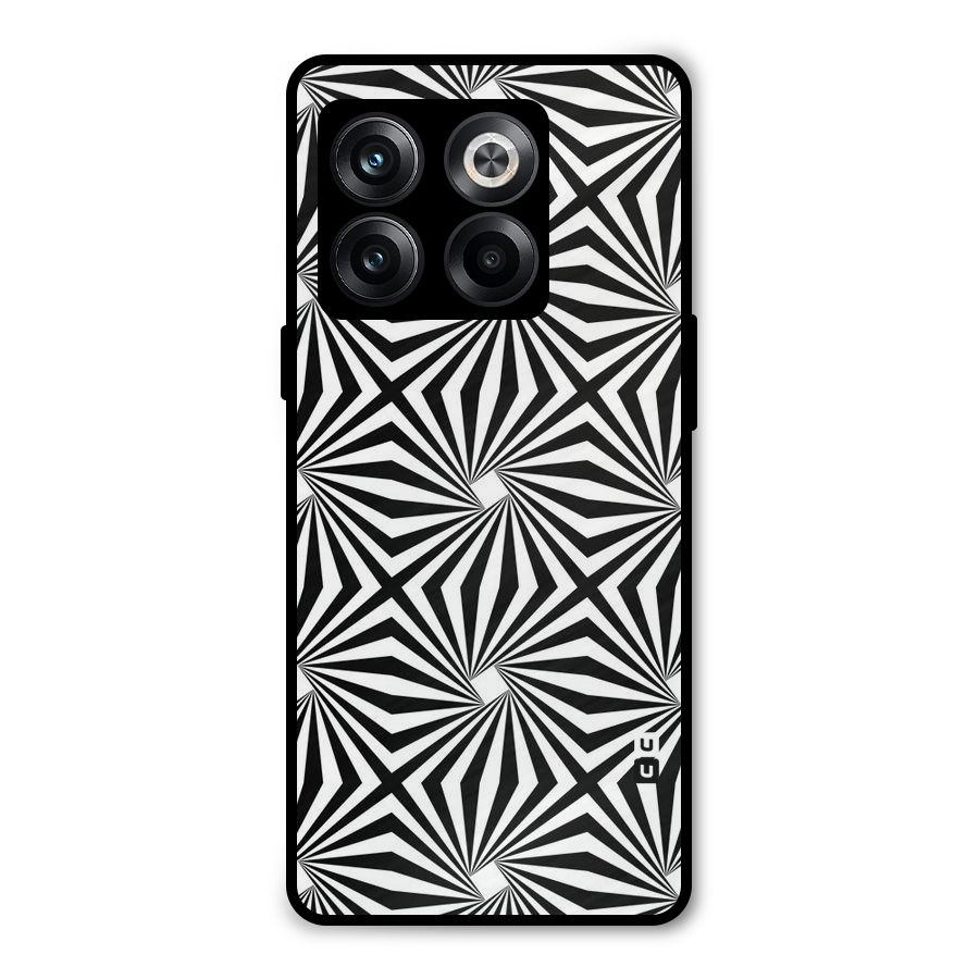 Monochromatic Swirls Metal Back Case for OnePlus 10T