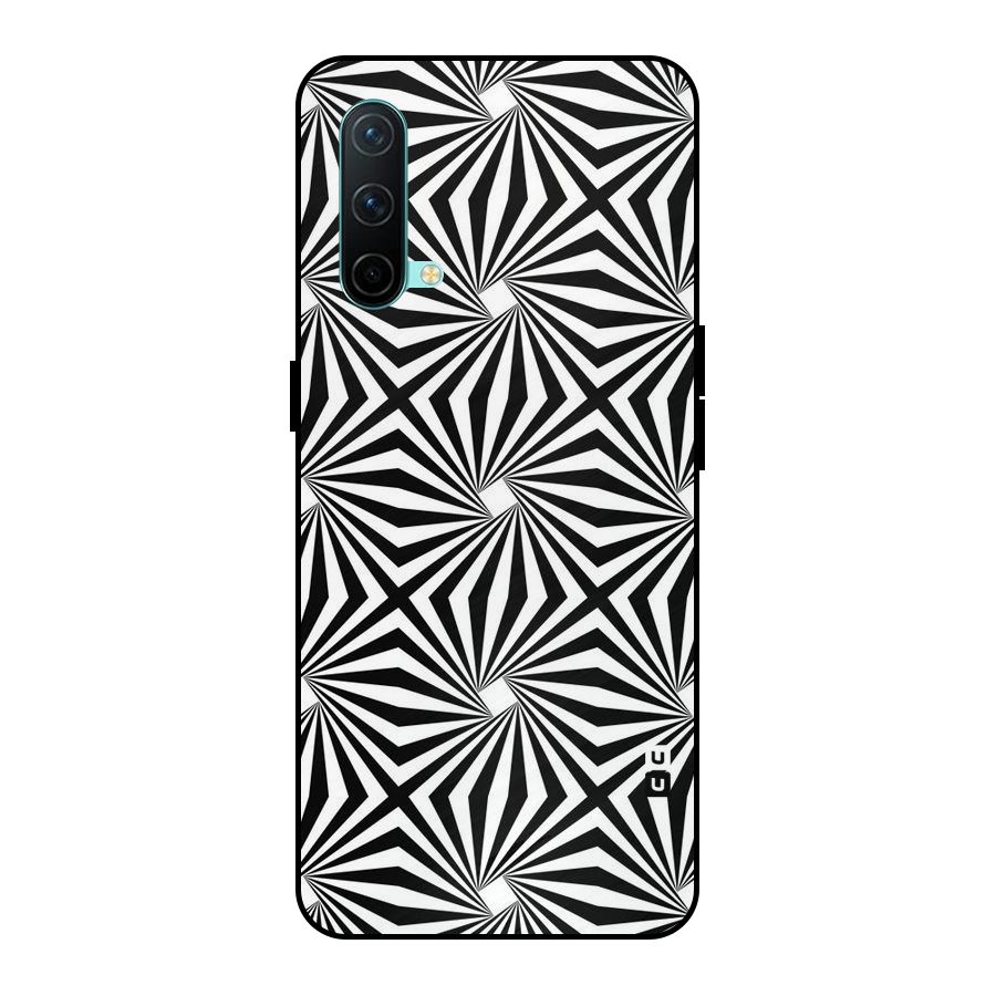 Monochromatic Swirls Metal Back Case for OnePlus Nord CE 5G