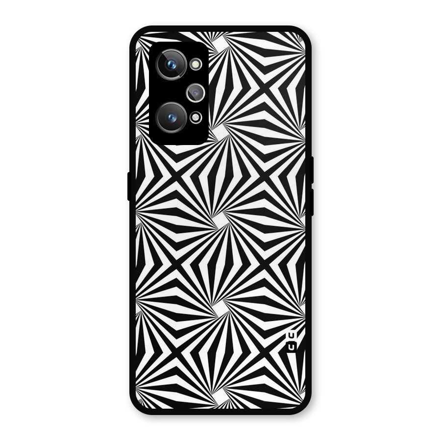 Monochromatic Swirls Metal Back Case for Realme GT 2