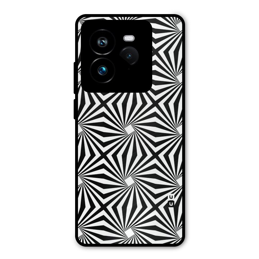 Monochromatic Swirls Metal Back Case for Realme GT 7 Pro