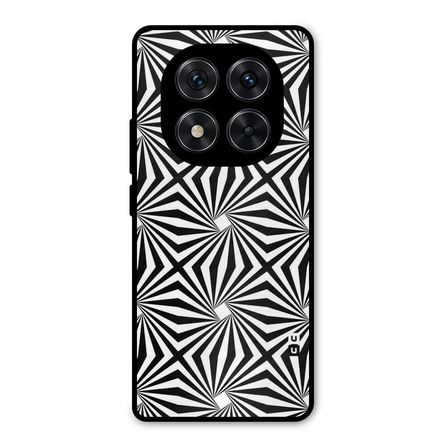 Monochromatic Swirls Metal Back Case for Redmi Note 14 Pro 5G