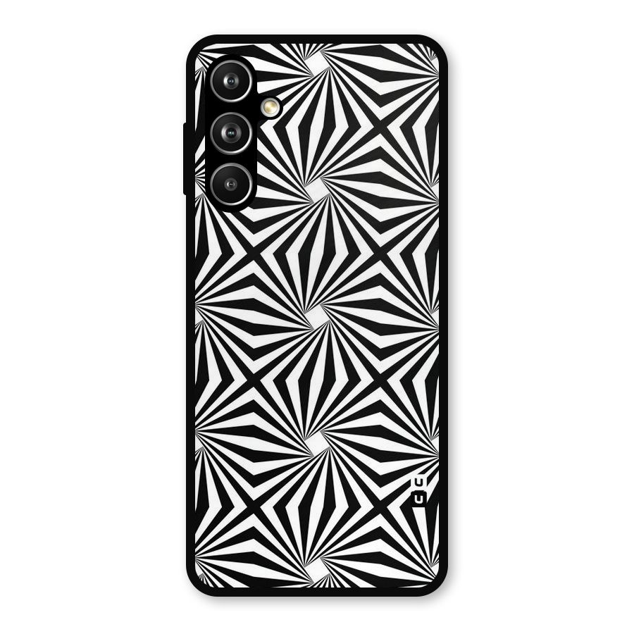 Monochromatic Swirls Metal Back Case for Samsung Galaxy M54