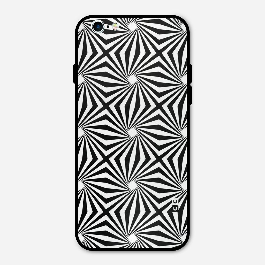 Monochromatic Swirls Metal Back Case for iPhone 6 6s