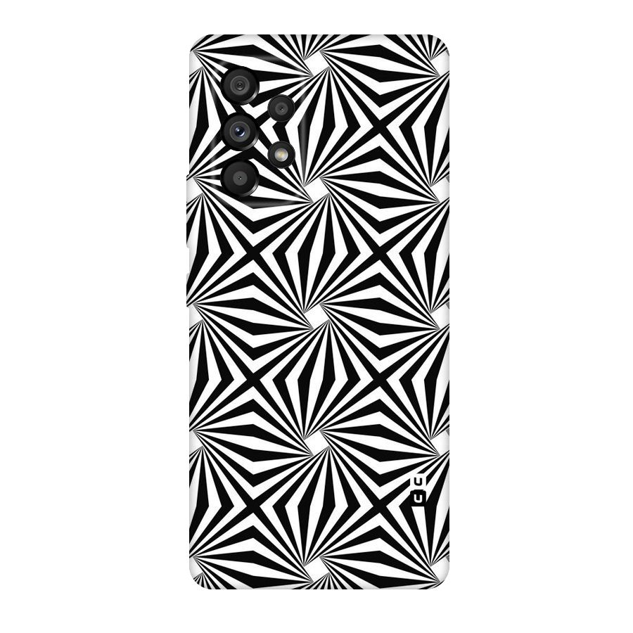 Monochromatic Swirls Original Polycarbonate Back Case for Galaxy A53 5G