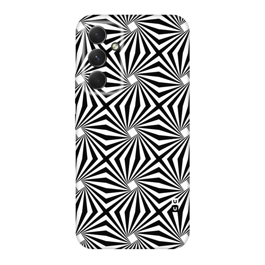Monochromatic Swirls Original Polycarbonate Back Case for Galaxy A54