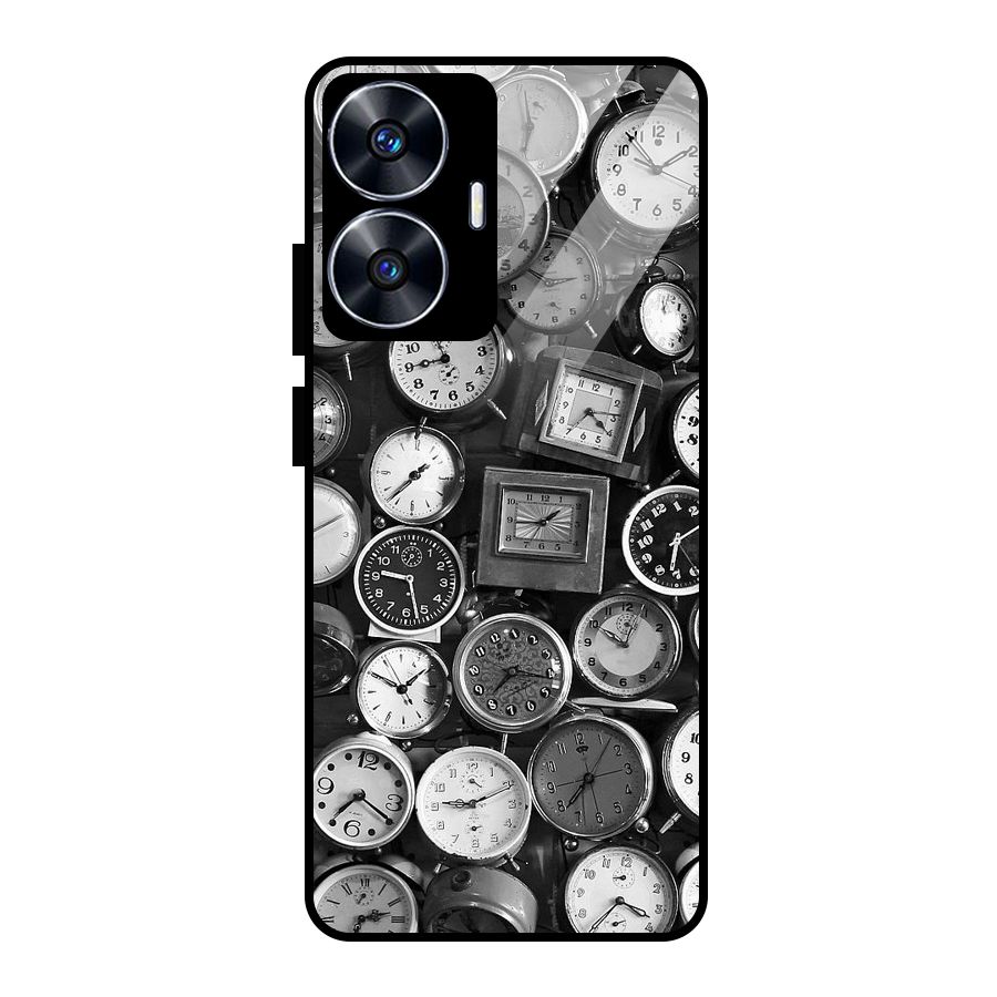 Monochrome Collection Glass Back Case for Realme Narzo N55
