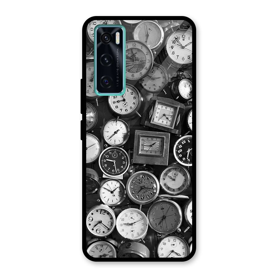 Monochrome Collection Glass Back Case for Vivo V20 SE