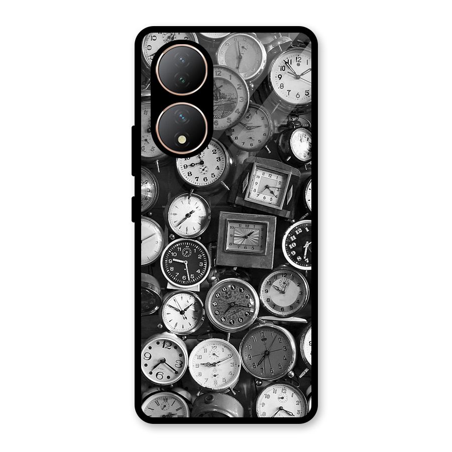 Monochrome Collection Glass Back Case for Vivo Y100A