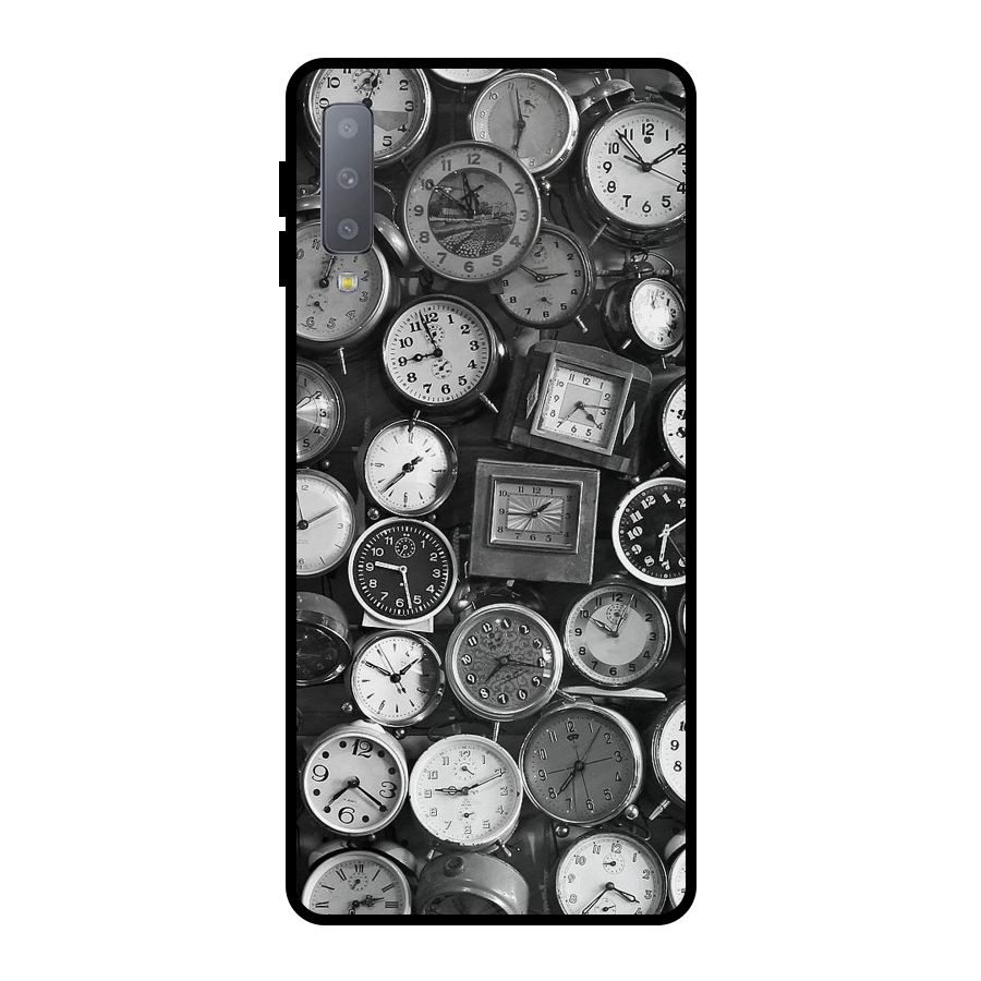 Monochrome Collection Metal Back Case for Galaxy A7 (2018)