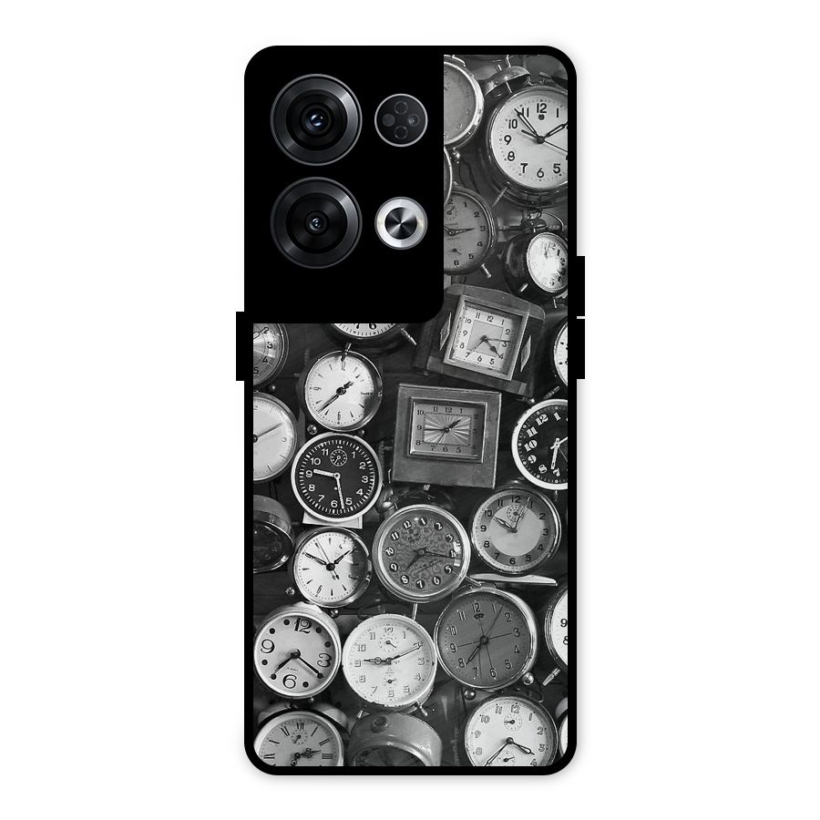 Monochrome Collection Metal Back Case for Oppo Reno8 Pro 5G