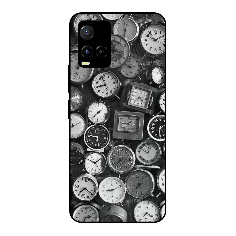 Monochrome Collection Metal Back Case for Vivo Y21