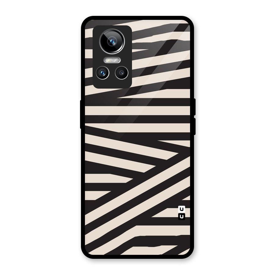 Monochrome Lines Glass Back Case for Realme GT Neo 3