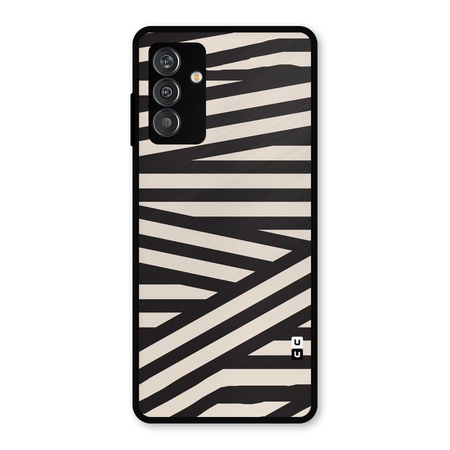 Monochrome Lines Metal Back Case for Galaxy F13