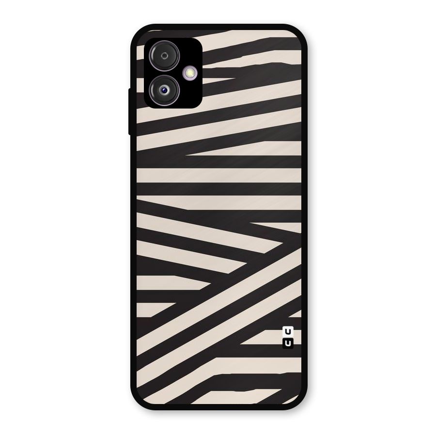 Monochrome Lines Metal Back Case for Galaxy F14