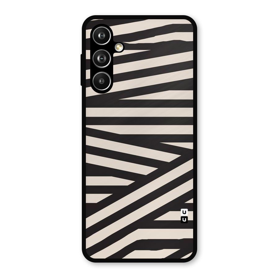 Monochrome Lines Metal Back Case for Samsung Galaxy M54