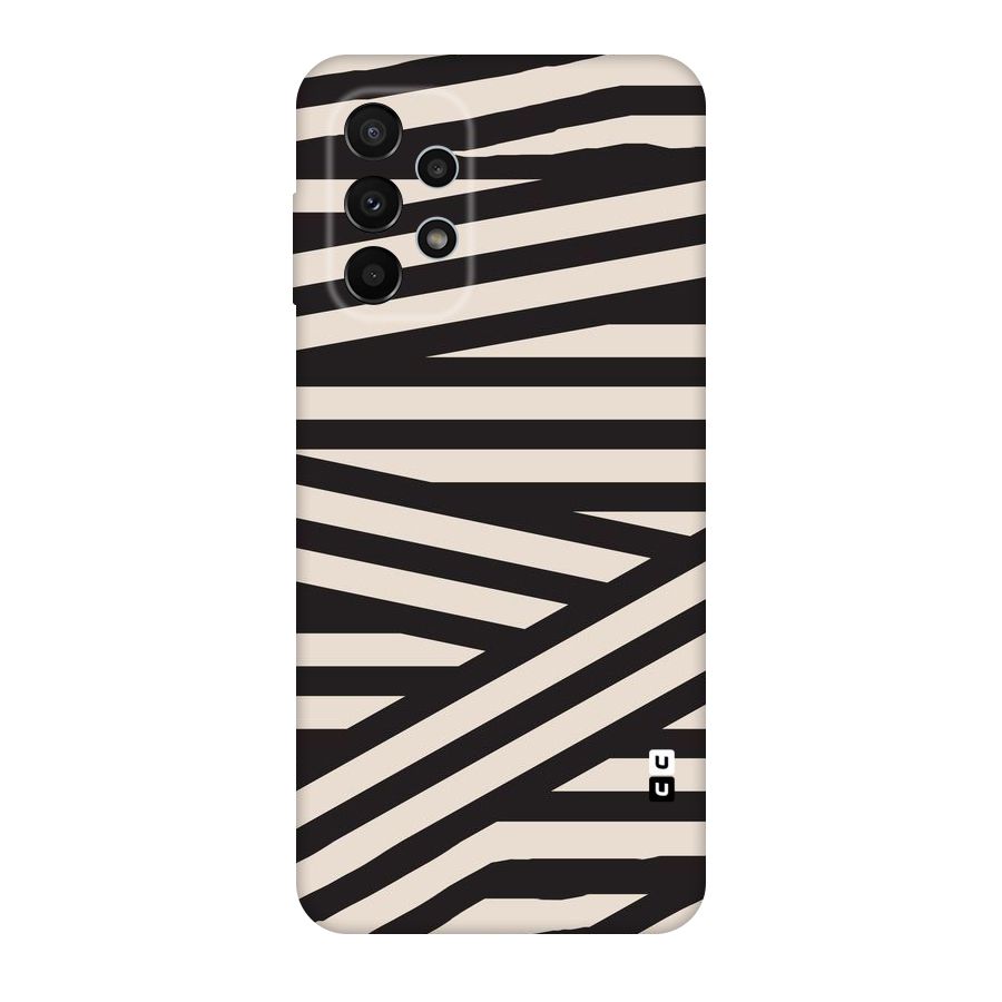 Monochrome Lines Original Polycarbonate Back Case for Galaxy A23