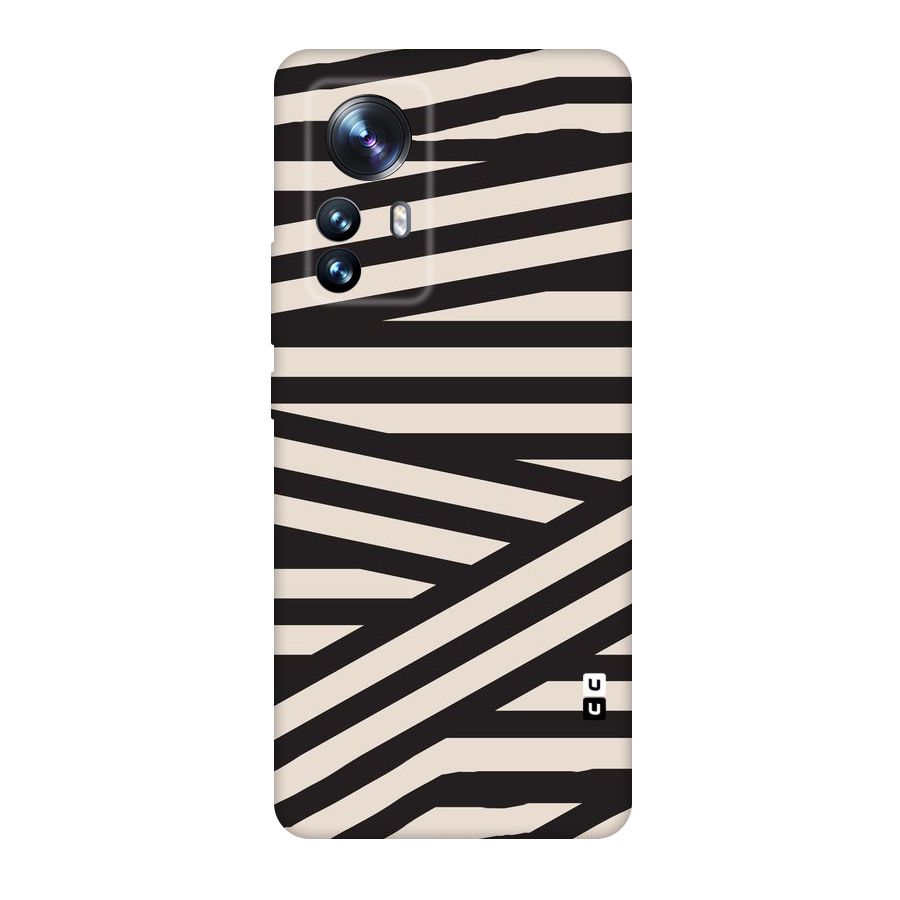 Monochrome Lines Original Polycarbonate Back Case for Xiaomi 12 Pro