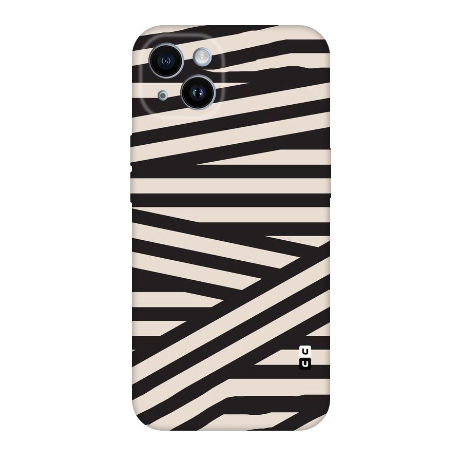 Monochrome Lines Original Polycarbonate Back Case for iPhone 14