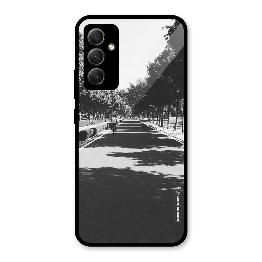 Monochrome Path Glass Back Case for Galaxy A34