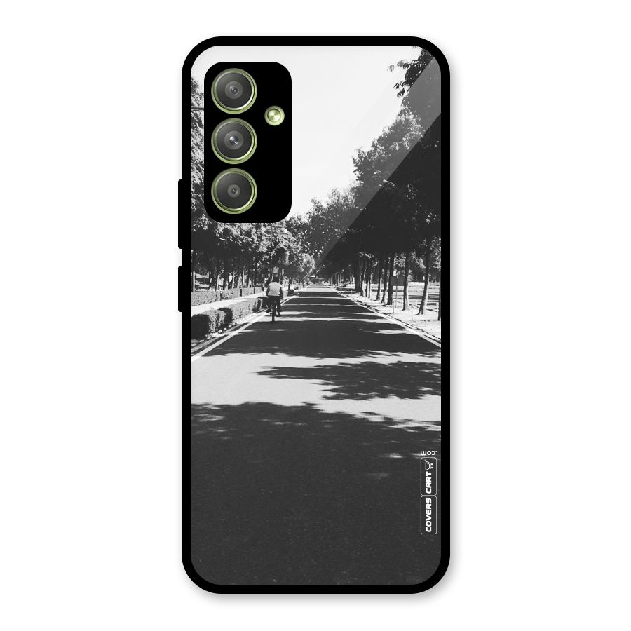Monochrome Path Glass Back Case for Galaxy A54