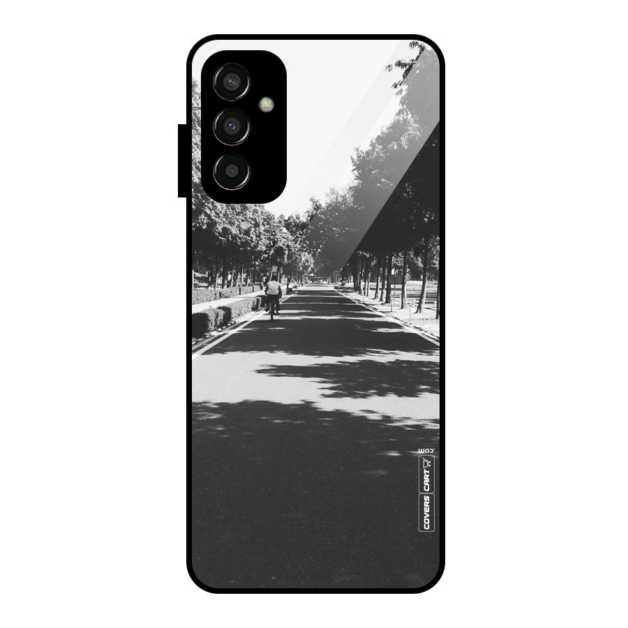 Monochrome Path Glass Back Case for Galaxy F13