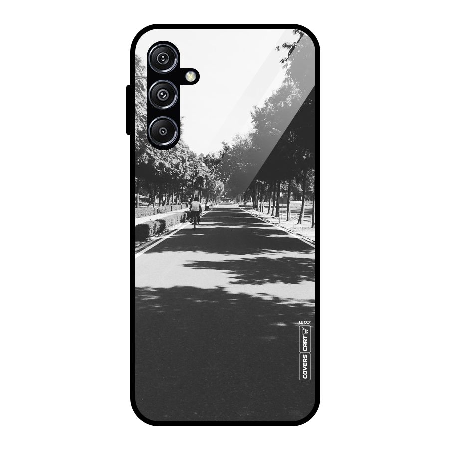 Monochrome Path Glass Back Case for Galaxy M34 5G