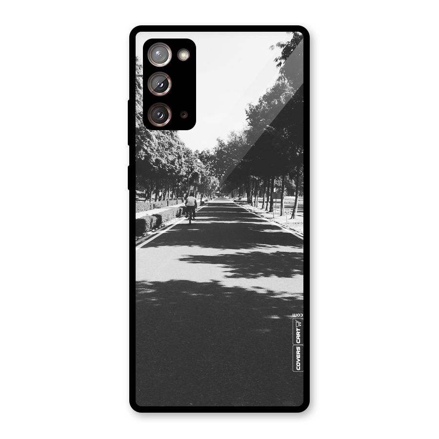 Monochrome Path Glass Back Case for Galaxy Note 20