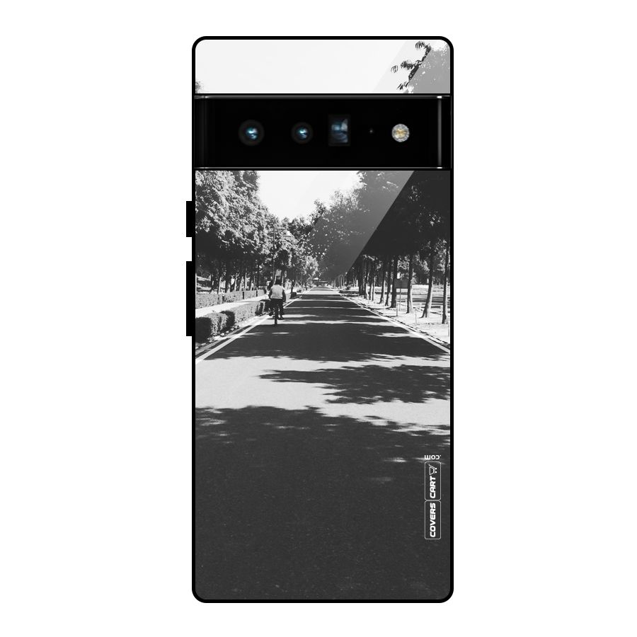 Monochrome Path Glass Back Case for Google Pixel 6 Pro