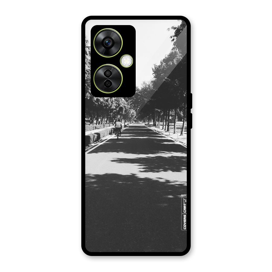 Monochrome Path Glass Back Case for OnePlus Nord CE 3 Lite