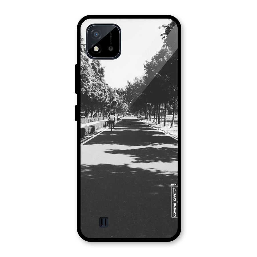 Monochrome Path Glass Back Case for Realme C11 2021