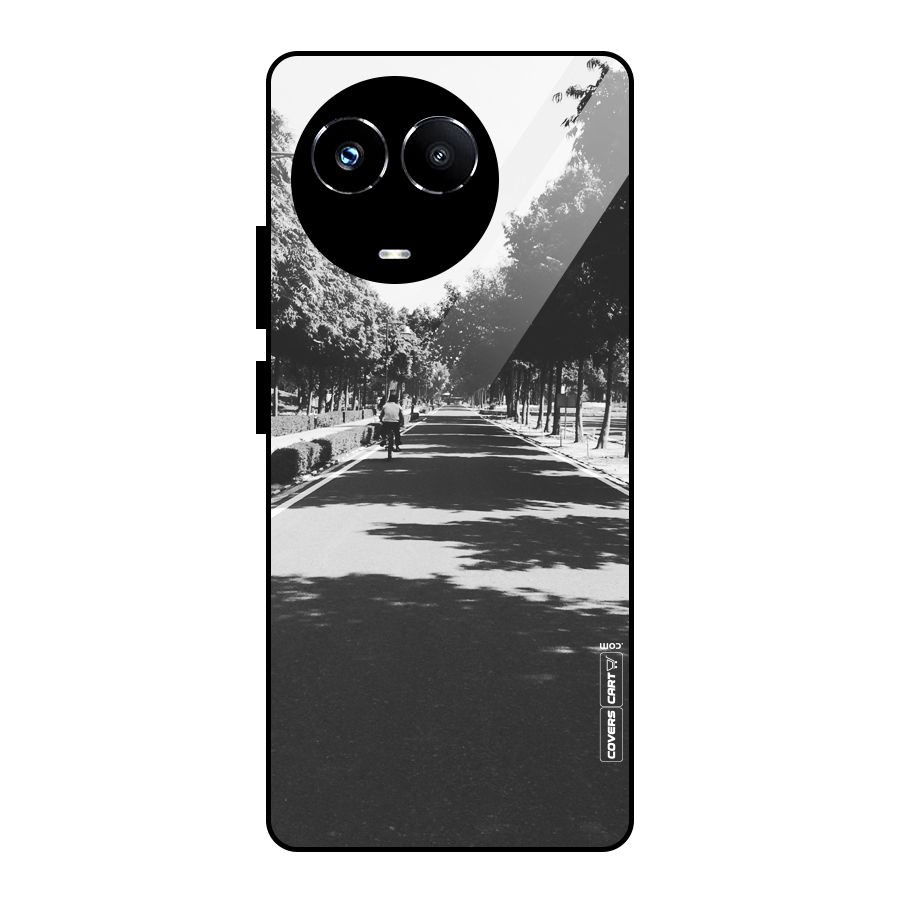 Monochrome Path Glass Back Case for Realme Narzo 60X