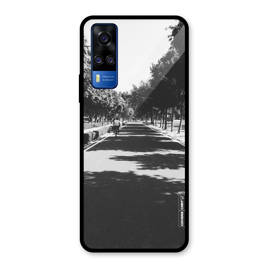 Monochrome Path Glass Back Case for Vivo Y31