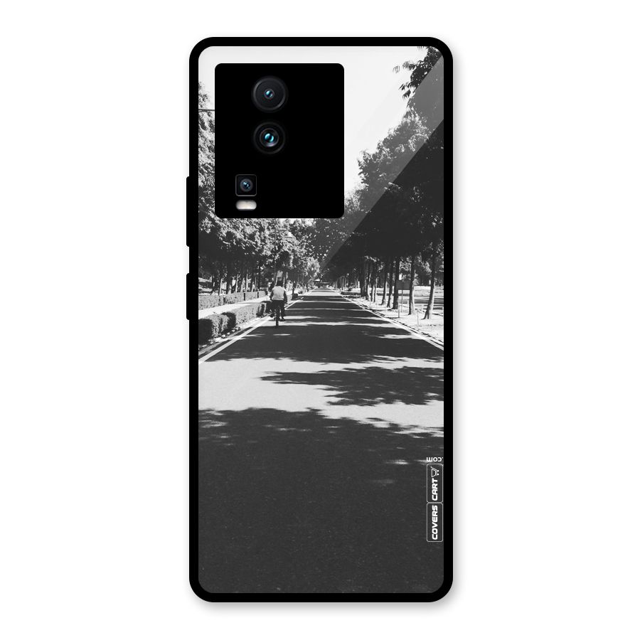 Monochrome Path Glass Back Case for Vivo iQOO Neo 7