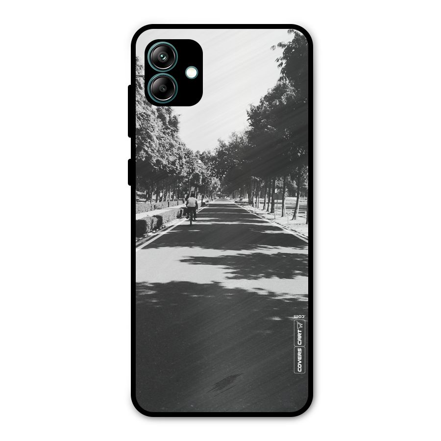 Monochrome Path Metal Back Case for Galaxy A04