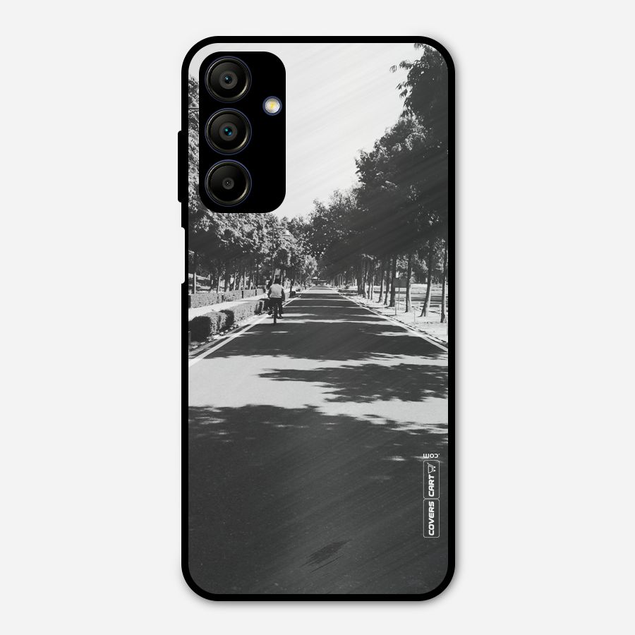 Monochrome Path Metal Back Case for Galaxy A15 5G