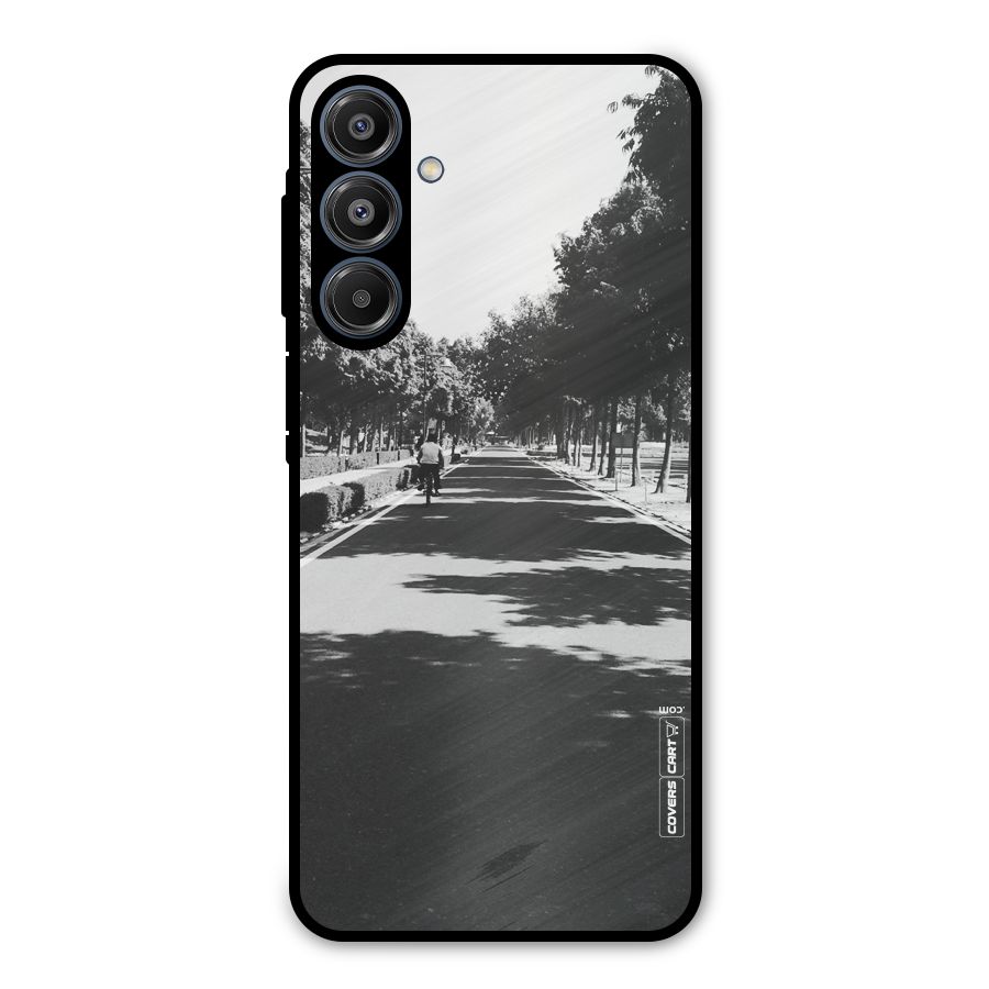 Monochrome Path Metal Back Case for Galaxy A16 5G