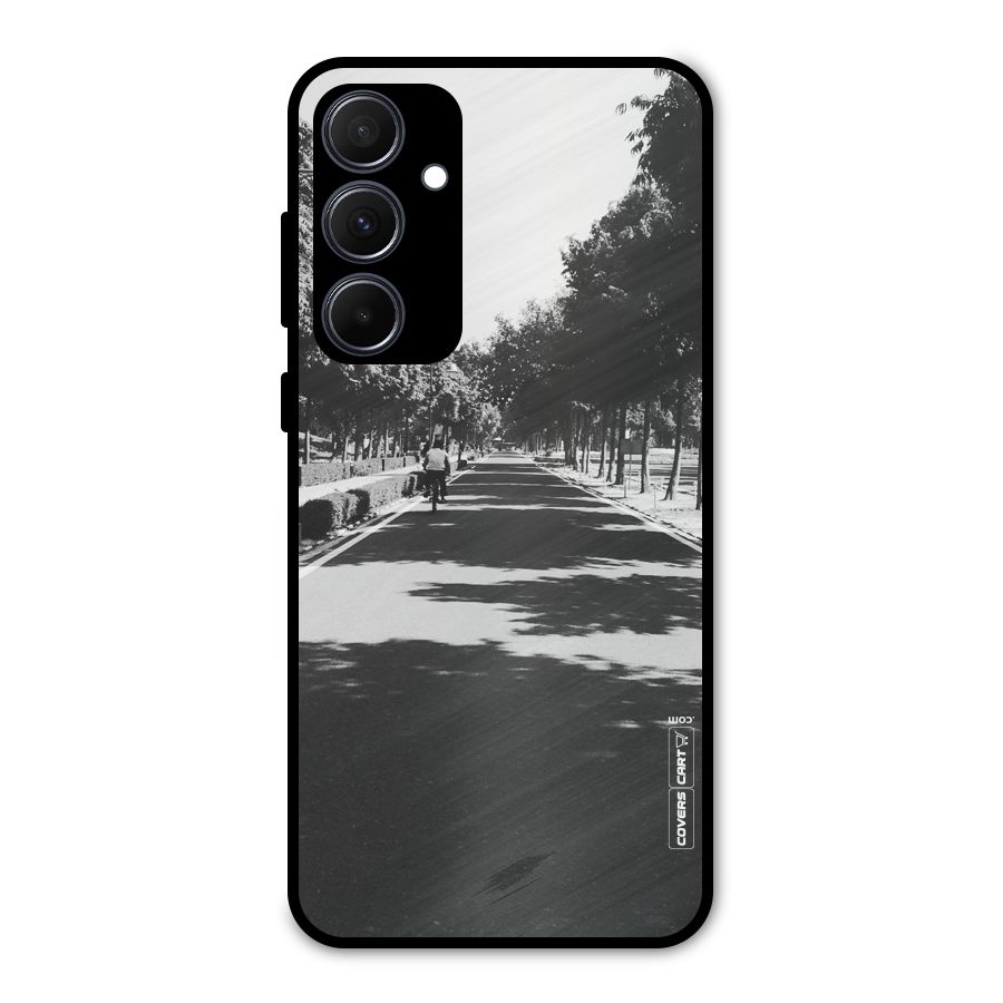 Monochrome Path Metal Back Case for Galaxy A35