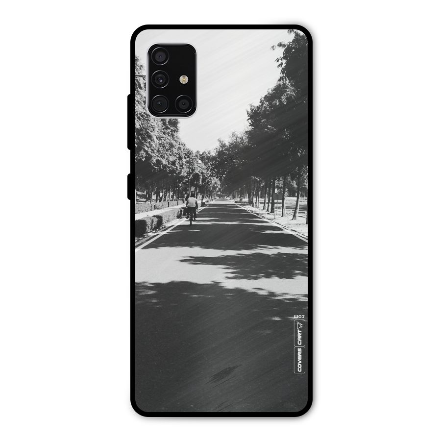 Monochrome Path Metal Back Case for Galaxy A51