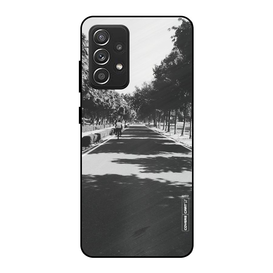 Monochrome Path Metal Back Case for Galaxy A52s 5G