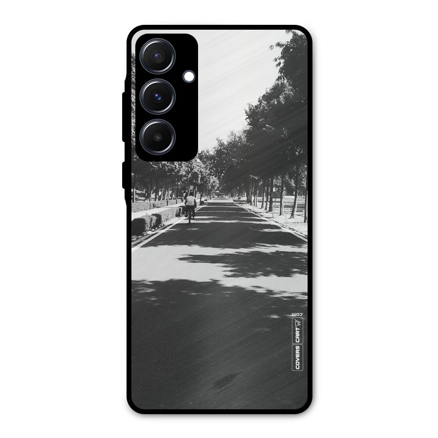 Monochrome Path Metal Back Case for Galaxy A55