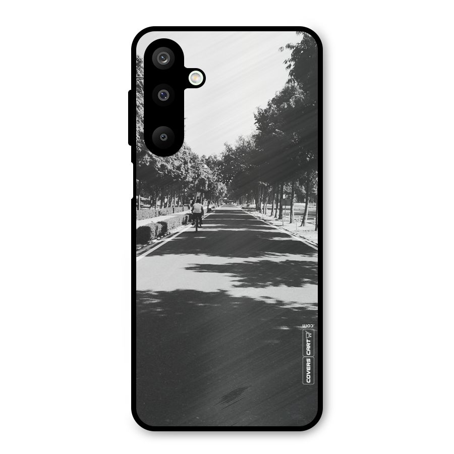 Monochrome Path Metal Back Case for Galaxy M16