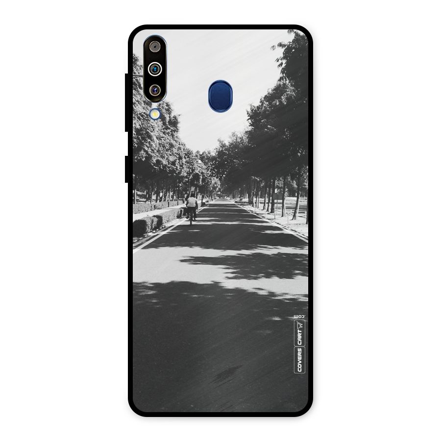 Monochrome Path Metal Back Case for Galaxy M30