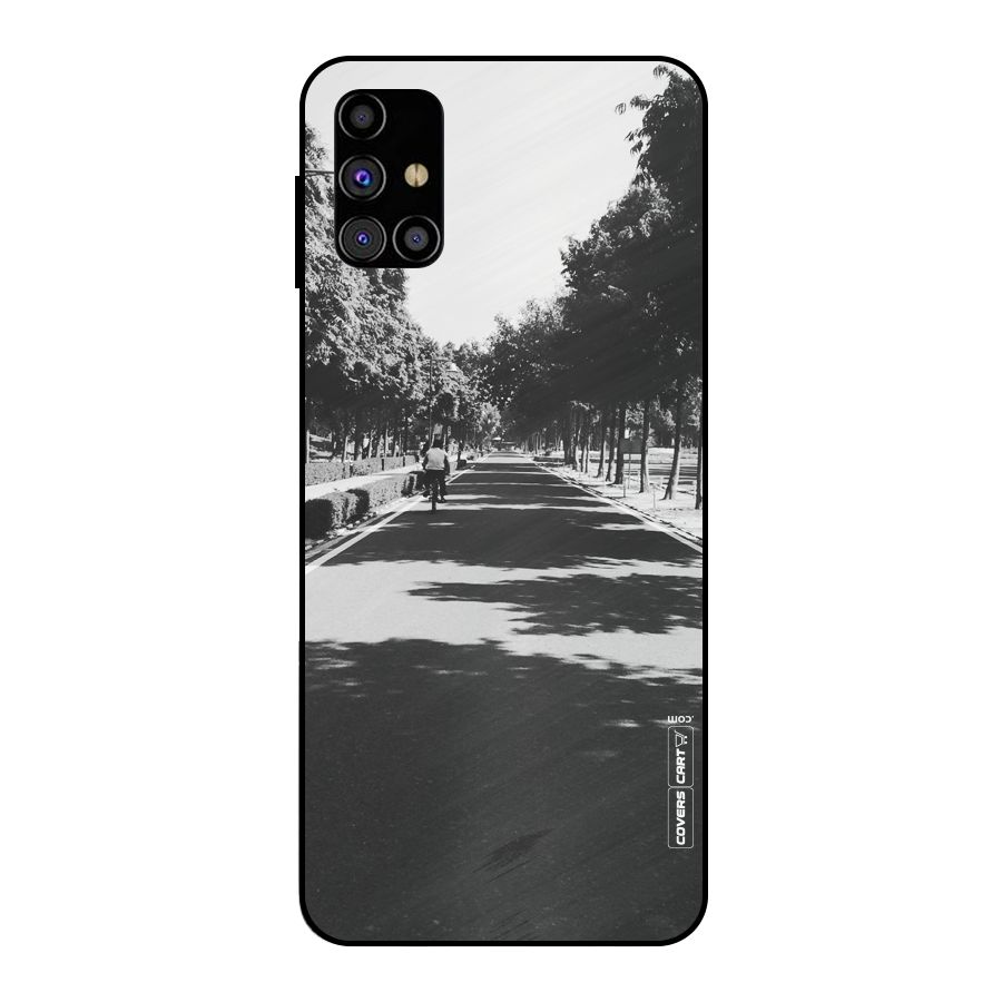 Monochrome Path Metal Back Case for Galaxy M31s