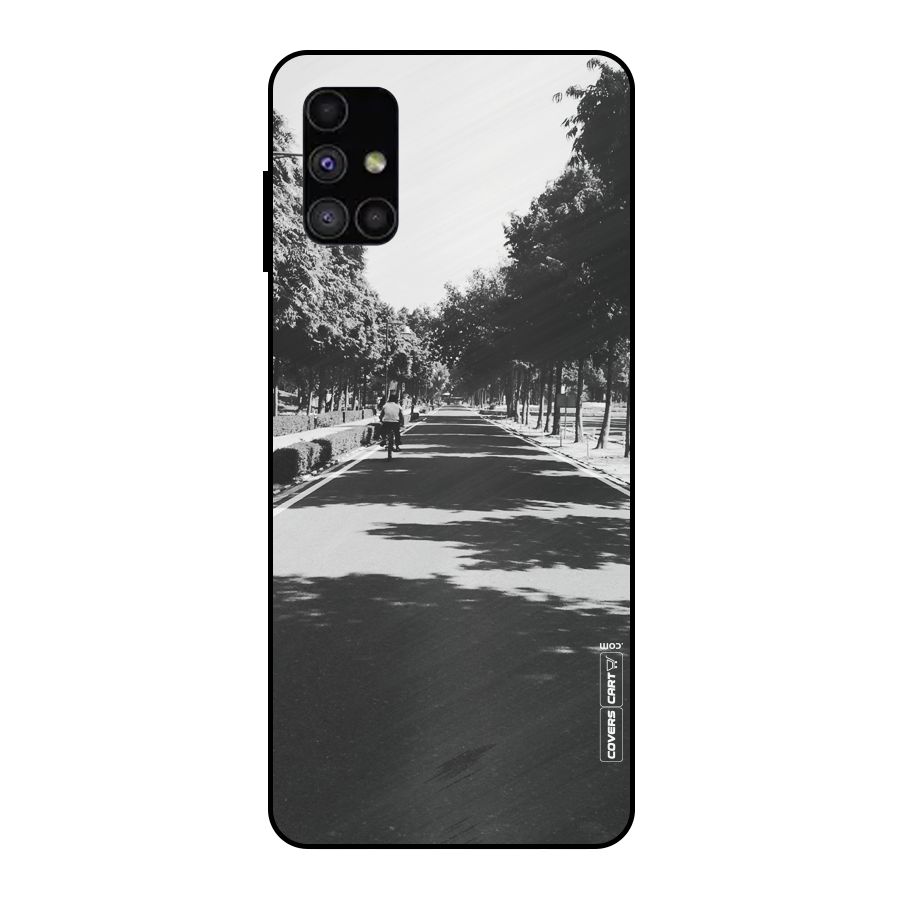 Monochrome Path Metal Back Case for Galaxy M51