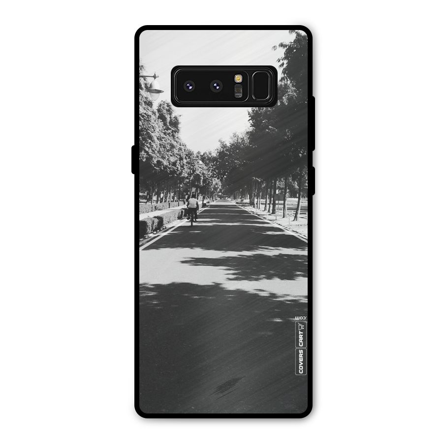 Monochrome Path Metal Back Case for Galaxy Note 8