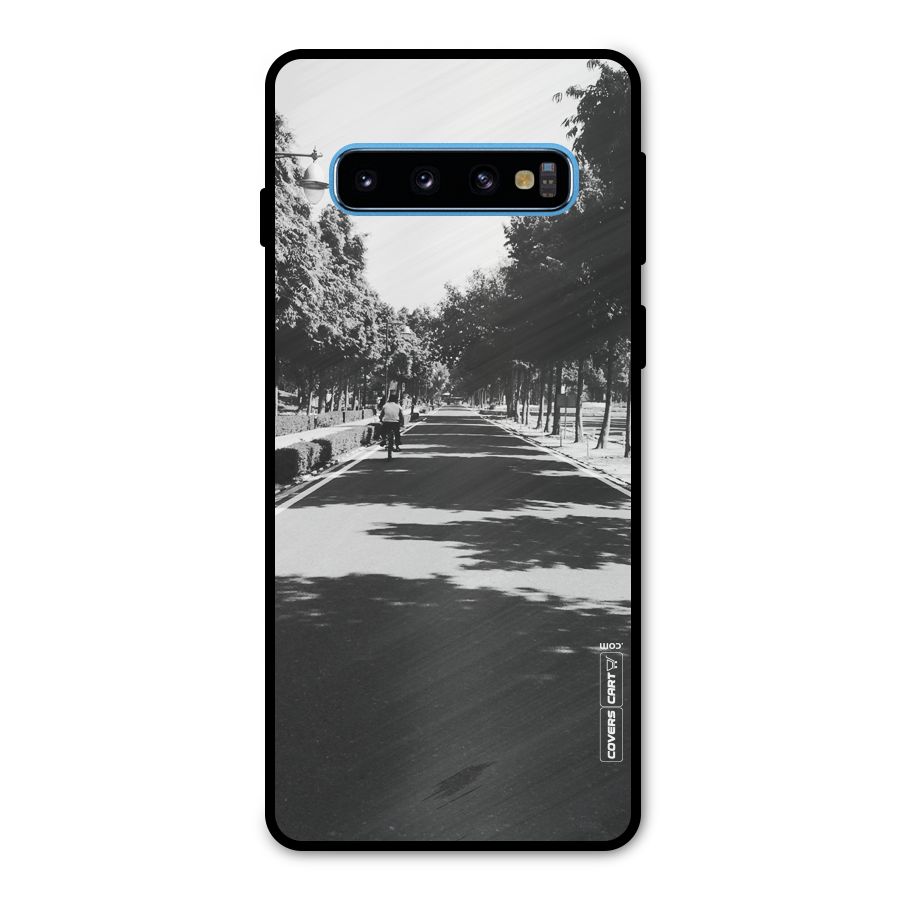 Monochrome Path Metal Back Case for Galaxy S10