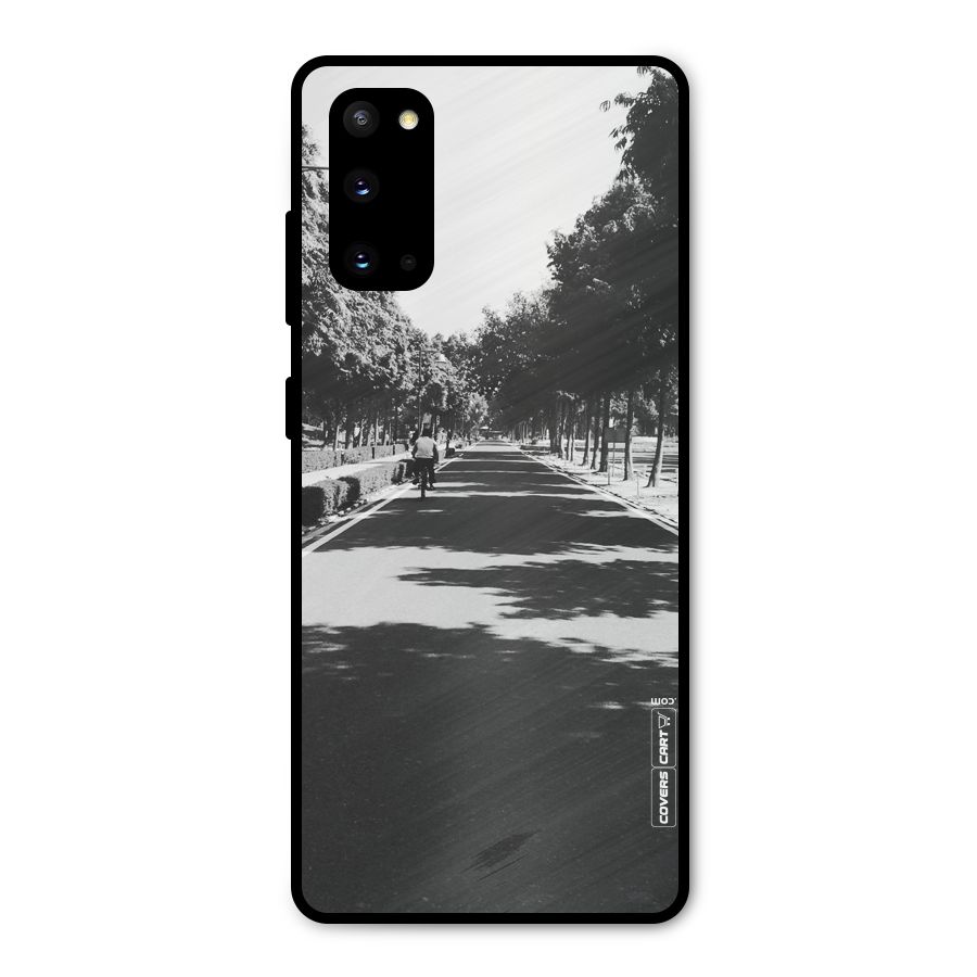 Monochrome Path Metal Back Case for Galaxy S20