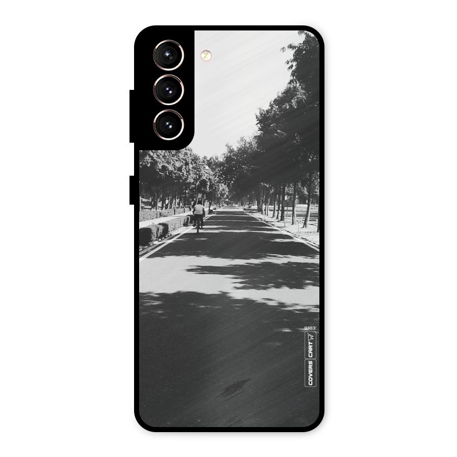 Monochrome Path Metal Back Case for Galaxy S21 5G