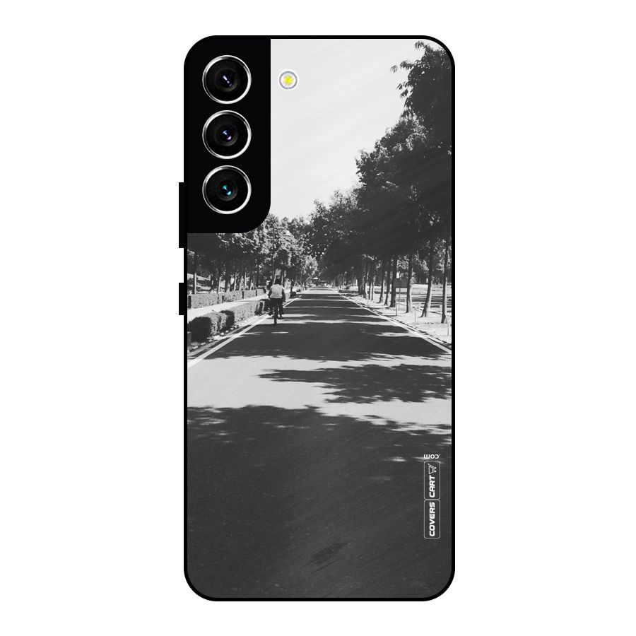 Monochrome Path Metal Back Case for Galaxy S22 5G